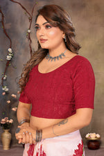 Load image into Gallery viewer, Women's Velvety touch Ready To Wear Stretchable Blouse