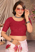 Load image into Gallery viewer, Women's Velvety touch Ready To Wear Stretchable Blouse