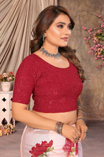 Load image into Gallery viewer, Women's Velvety touch Ready To Wear Stretchable Blouse