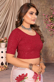 Women's Velvety touch Ready To Wear Stretchable Blouse