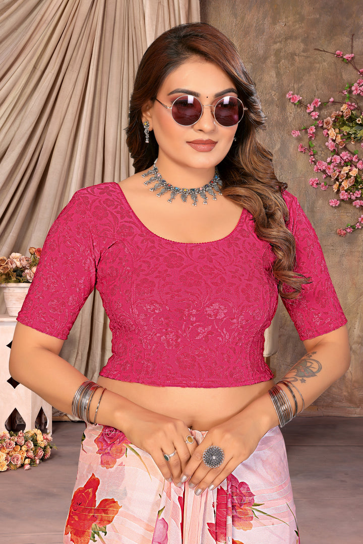 Women's Velvety touch Ready To Wear Stretchable Blouse