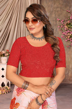 Load image into Gallery viewer, Women's Velvety touch Ready To Wear Stretchable Blouse