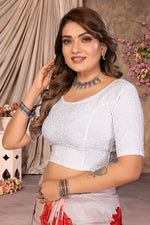 Load image into Gallery viewer, Women's Velvety touch Ready To Wear Stretchable Blouse