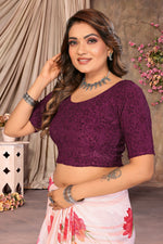 Load image into Gallery viewer, Women's Velvety touch Ready To Wear Stretchable Blouse