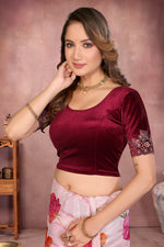 Load image into Gallery viewer, Women's Velvet Ready To Wear Stretchable Blouse