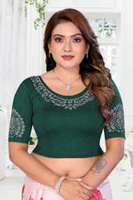 Load image into Gallery viewer, Women's Lycra Stretchable Readymade Saree Blouse
