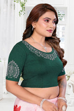 Load image into Gallery viewer, Women's Lycra Stretchable Readymade Saree Blouse