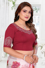 Load image into Gallery viewer, Women's Lycra Stretchable Readymade Saree Blouse