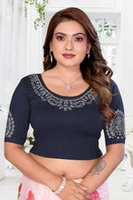 Load image into Gallery viewer, Women's Lycra Stretchable Readymade Saree Blouse
