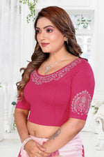 Load image into Gallery viewer, Women's Lycra Stretchable Readymade Saree Blouse