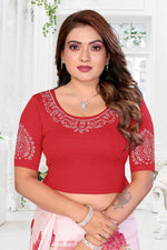 Load image into Gallery viewer, Women's Lycra Stretchable Readymade Saree Blouse