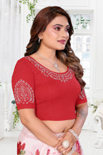 Load image into Gallery viewer, Women's Lycra Stretchable Readymade Saree Blouse