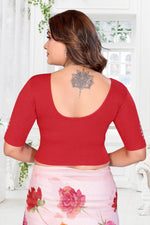 Load image into Gallery viewer, Women's Lycra Stretchable Readymade Saree Blouse