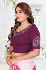 Load image into Gallery viewer, Women's Lycra Stretchable Readymade Saree Blouse