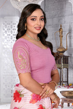 Load image into Gallery viewer, Women's Premium Beads work Lycra Readymade Blouse