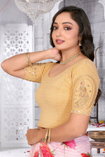 Load image into Gallery viewer, Women's Premium Beads work Lycra Readymade Blouse