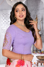 Load image into Gallery viewer, Women's Premium Beads work Lycra Readymade Blouse