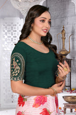Load image into Gallery viewer, Women's Premium Beads work Lycra Readymade Blouse