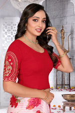 Load image into Gallery viewer, Women's Premium Beads work Lycra Readymade Blouse
