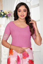 Load image into Gallery viewer, Premium Readymade embroidery work Stylish Lycra Blouse for Women