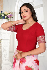 Load image into Gallery viewer, Premium Readymade embroidery work Stylish Lycra Blouse for Women