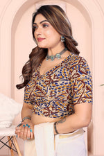 Load image into Gallery viewer, women's readymade cotton Saree Blouse
