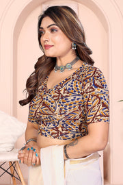 women's readymade cotton Saree Blouse