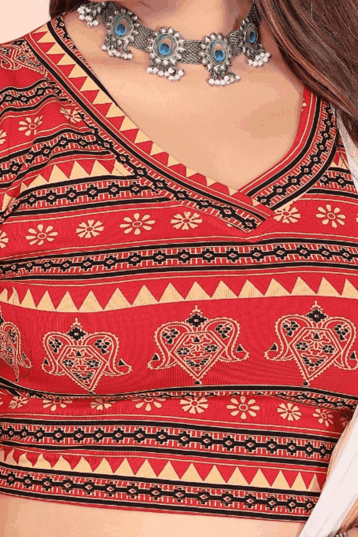 women's readymade cotton Saree Blouse