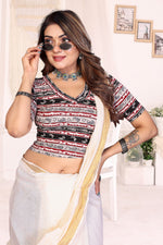 Load image into Gallery viewer, women's readymade cotton Saree Blouse